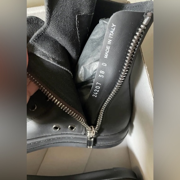 Authentic Rick Owen’s DRKSHDW Twill High Sneaker (Alta Gomma) - Picture 5 of 9